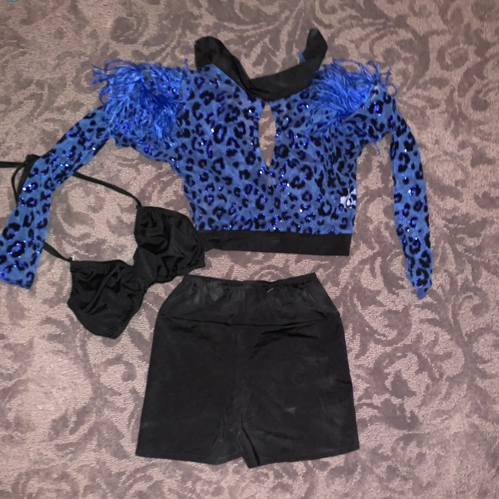 3 piece dance costume